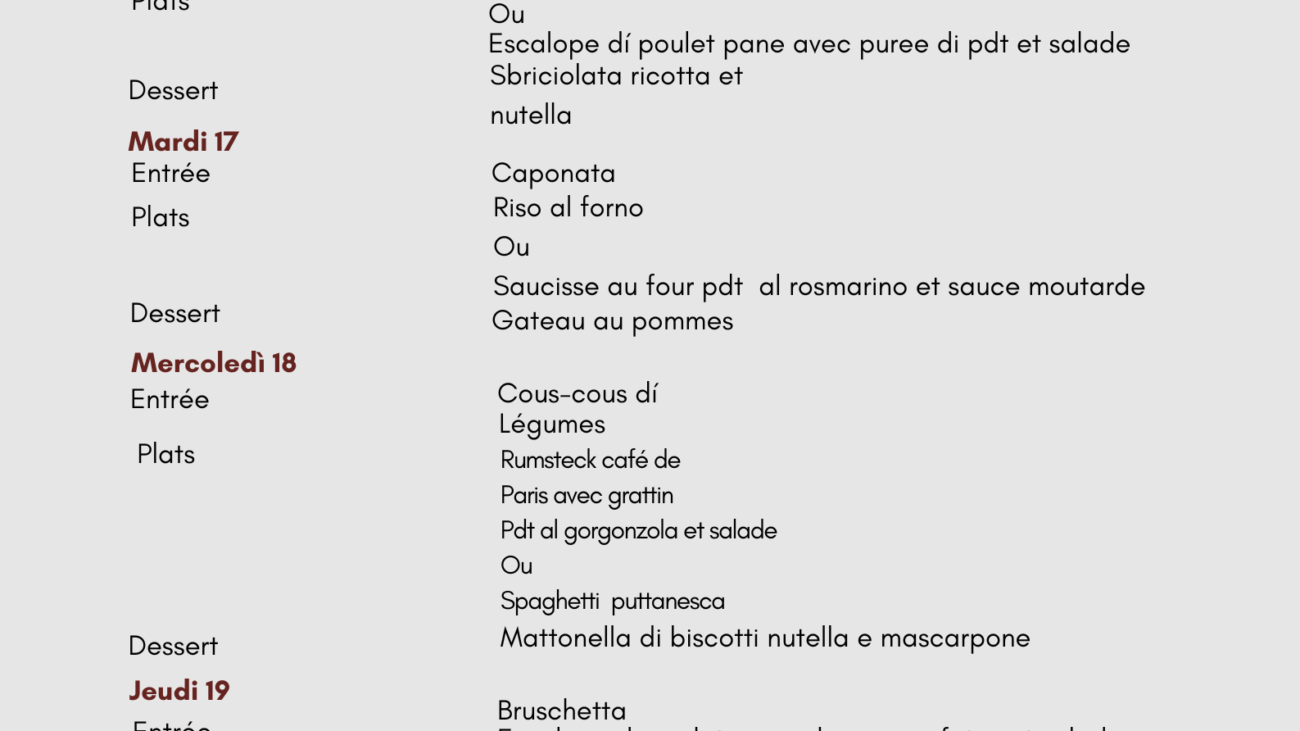 Copy of Salade Greca Penne Tonno Et Courgettes Ou Poulet Au Curry Avec Frites e Salade (1)
