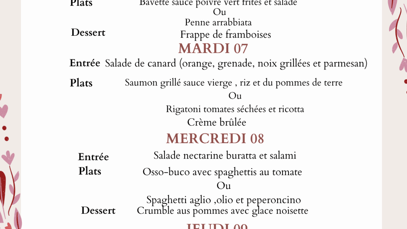 Red Pink Elegant Floral Valentine's Day Menu (15)