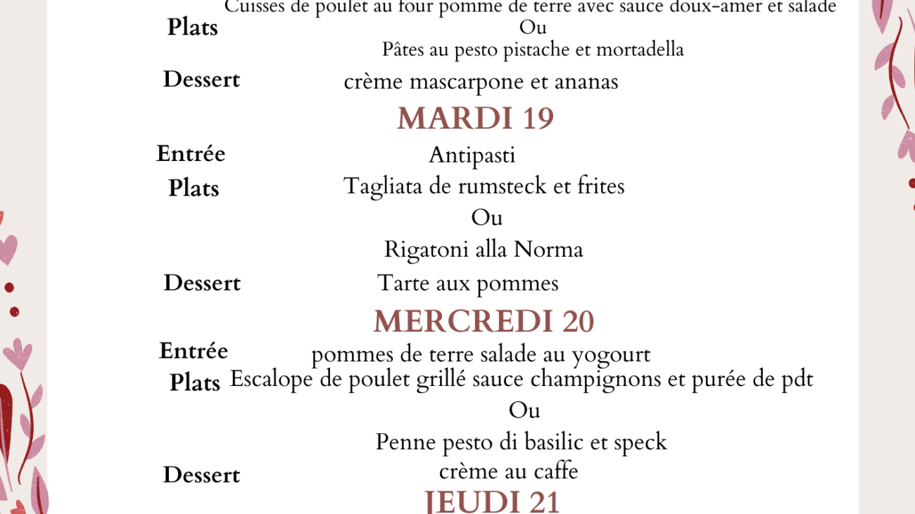 Red Pink Elegant Floral Valentine's Day Menu (7)